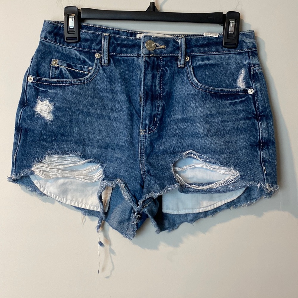 Garage Distressed Jean Shorts Size 5